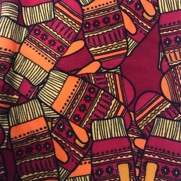 *3 for $15* •LuLaRoe• Mitten Leggings - Picture 2 of 5